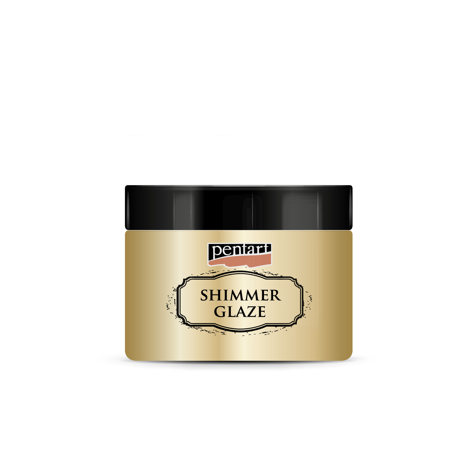 Светкава глазура Pentart Junior Paints Shimmer Glaze 150 ml – златна