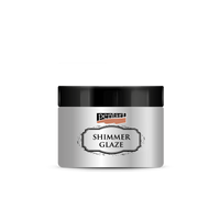 Светкава глазура Pentart Junior Paints Shimmer Glaze 150 ml – сребрена