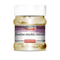 Двокомпонентен кракел лак со фини пукнатини Pentart Fineline - 230 ml