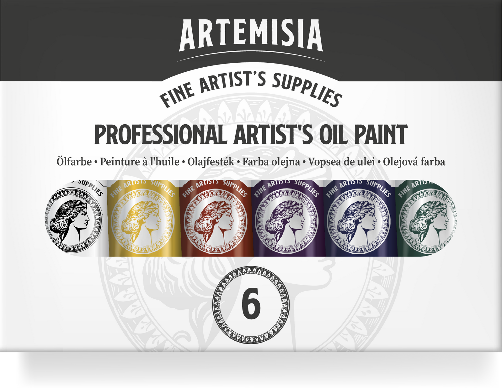 Сет маслени бои Artemisia 20 ml – 6 х