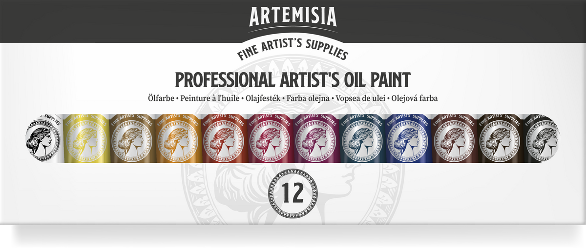 Сет маслени бои Artemisia 20 ml – 12 х
