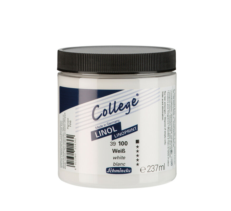 Боја за линорез Schmincke College Linol 237 ml – 100 Бела