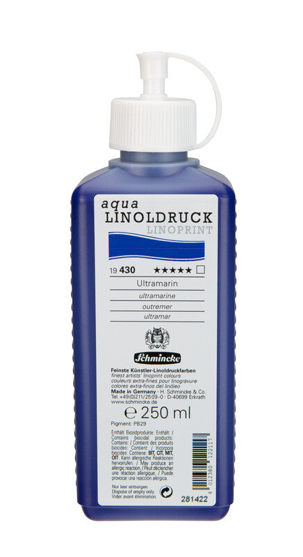 Боја за линорез Schmincke aqua-LINOPRINT 250 ml – 430 Ултрамарин
