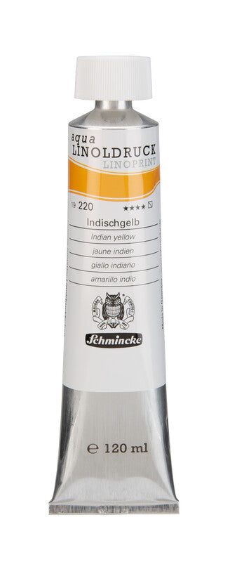 Бои за линорез Schmincke aqua-LINOPRINT 120 ml – 220 Индиска жолта