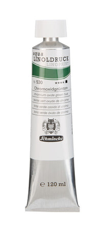 Бои за линорез Schmincke aqua-LINOPRINT 120 ml – 530 Хром оксид зелена нијанса