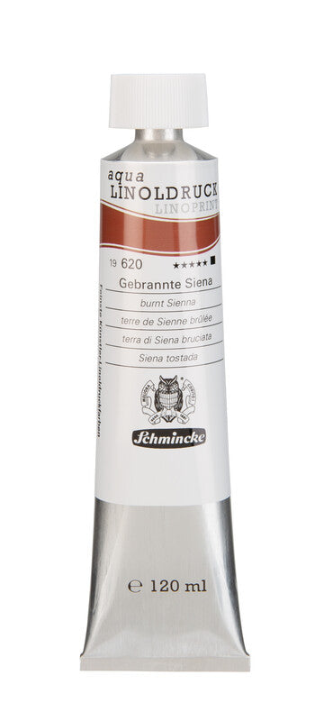 Бои за линорез Schmincke aqua-LINOPRINT 120 ml – 620 Печена Сиена