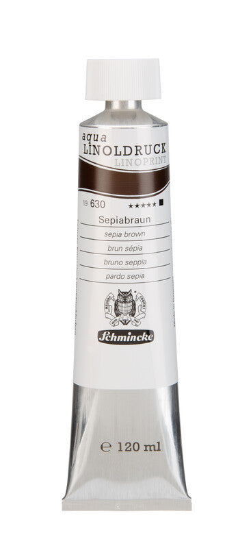 Бои за линорез Schmincke aqua-LINOPRINT 120 ml – 630 Сепија кафеава