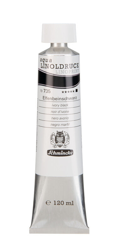 Бои за линорез Schmincke aqua-LINOPRINT 120 ml – 735 Слонова коска црна