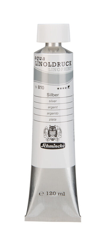 Бои за линорез Schmincke aqua-LINOPRINT 120 ml – 810 Сребрена