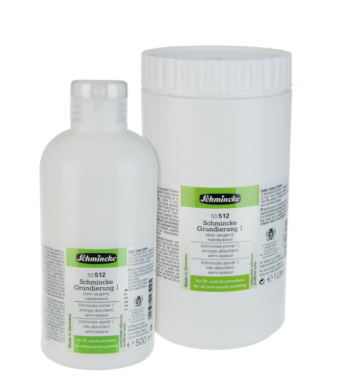 Schmincke primer 1, силно впивлива прајмер основа 500 ml