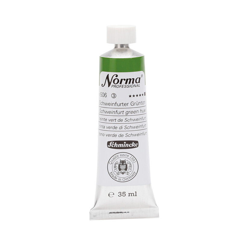 Маслени бои Schmincke Norma Professional 35 ml – 506 Швајнфурт зелена нијанса