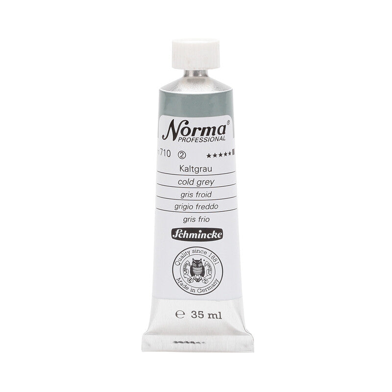 Маслени бои Schmincke Norma Professional 35 ml – 710 Ладна сива