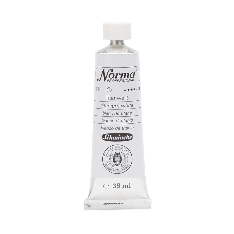 Маслени бои Schmincke Norma Professional 35 ml – 114 Титаниумска бела