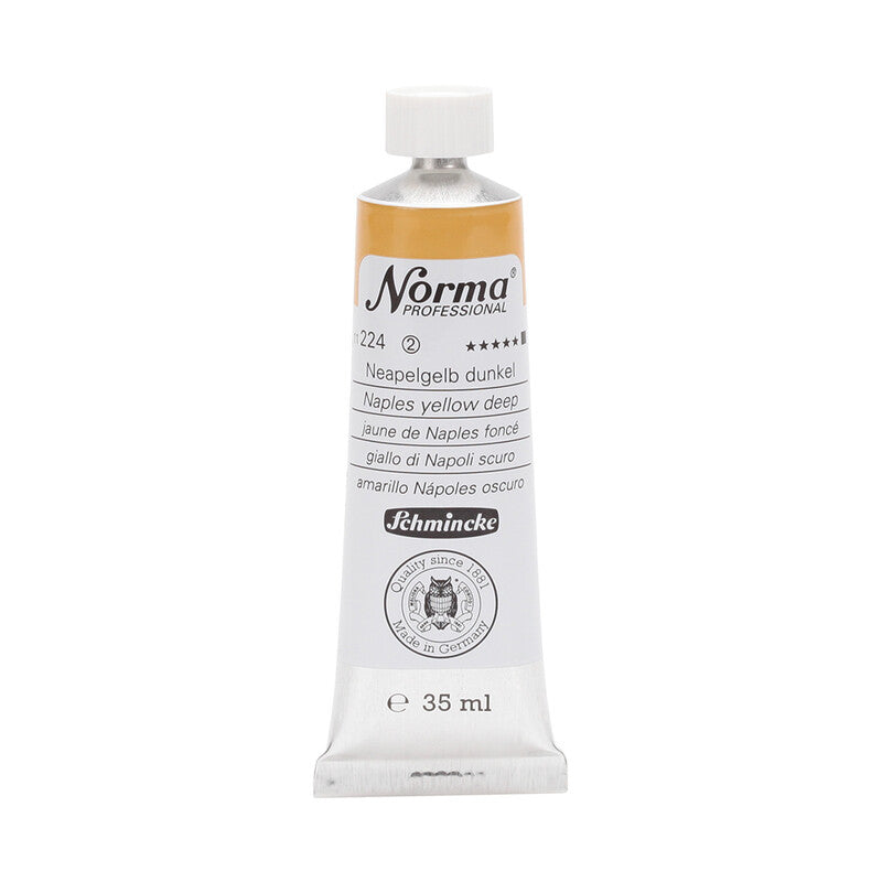 Маслени бои Schmincke Norma Professional 35 ml – 224 Неаполска жолта темна