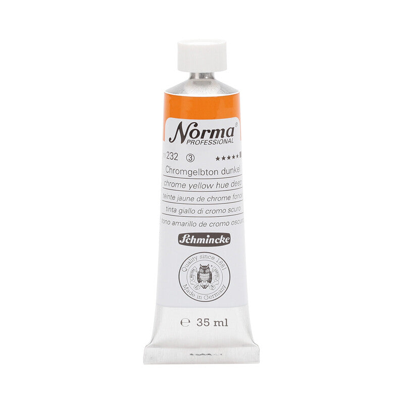 Маслени бои Schmincke Norma Professional 35 ml – 232 Хром жолта нијанса темна