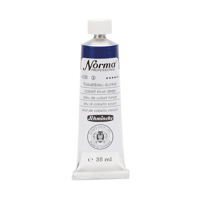 Маслени бои Schmincke Norma Professional 35 ml – 408 Кобалт сина темна