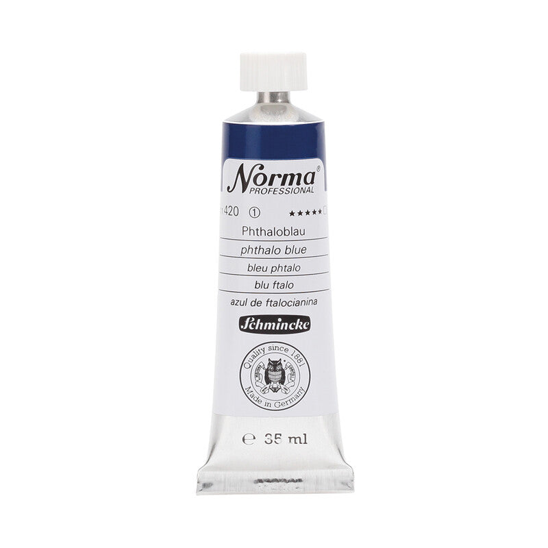 Маслени бои Schmincke Norma Professional 35 ml – 420 Фтало сина