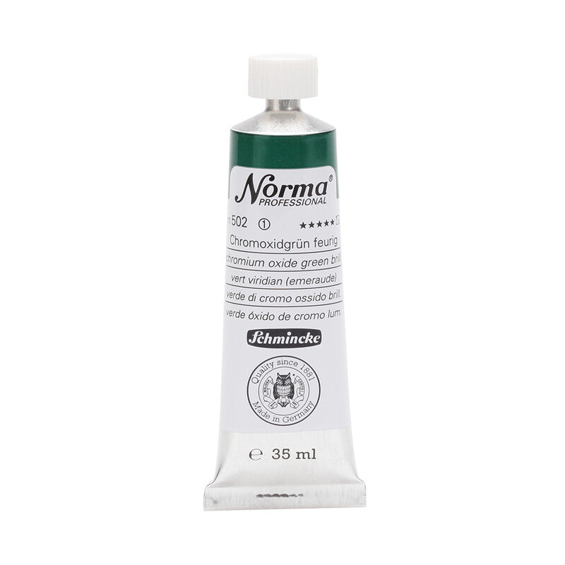 Маслени бои Schmincke Norma Professional 35 ml – 502 Хром оксид зелена брилијантна