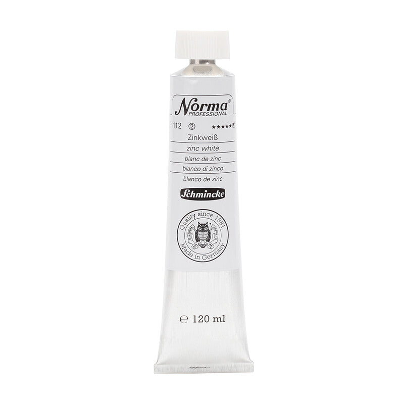 Маслени бои Schmincke Norma Professional 120 ml – 112 Цинк бела