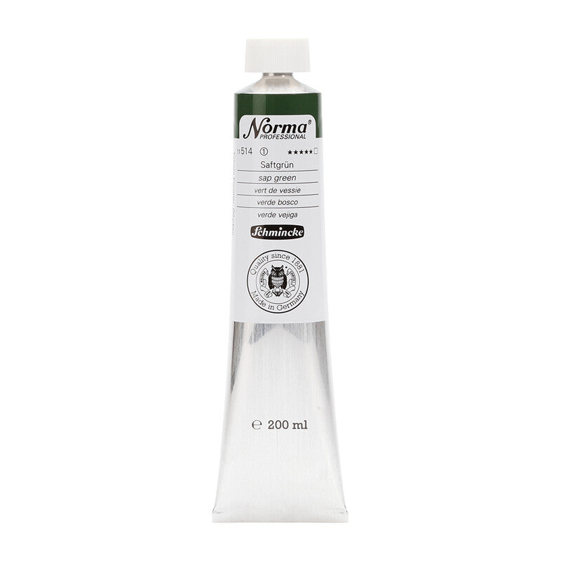 Маслена боја Schmincke Norma Professional 200 ml – 514 Сочно зелена (Sap green)