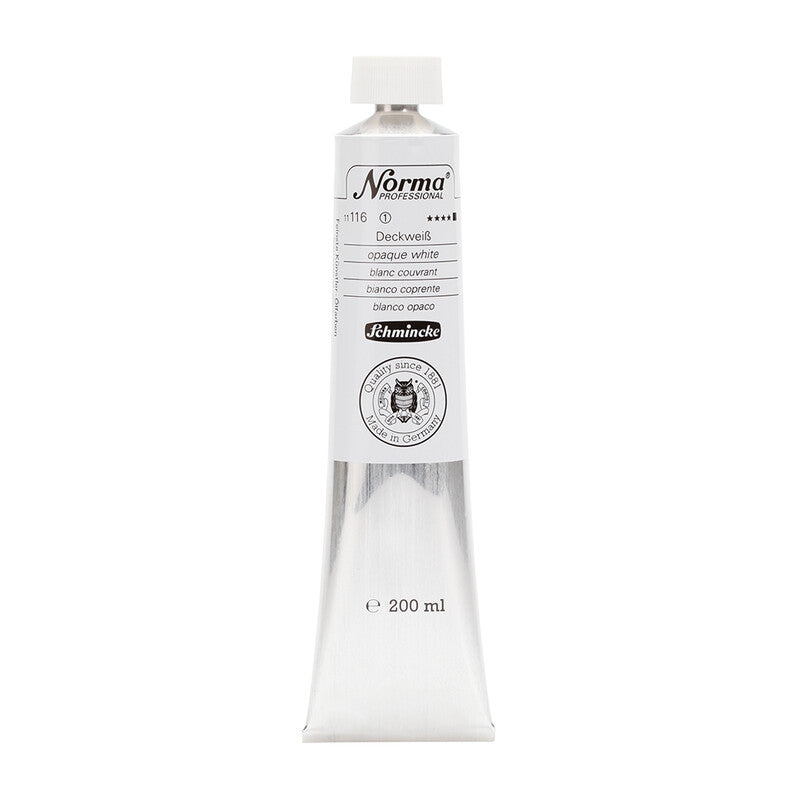 Маслена боја Schmincke Norma Professional 200 ml – 116 Непроѕирна бела