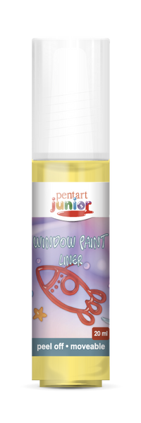 window paint 20 ml – жолта
