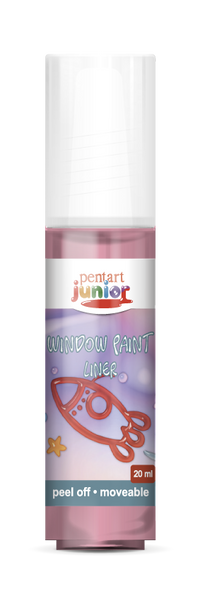 window paint 20 ml – црвена