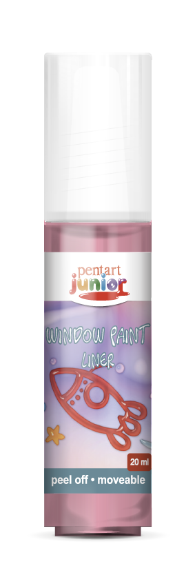 window paint 20 ml – црвена
