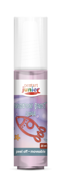 window paint 20 ml – розова