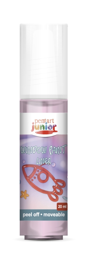 window paint 20 ml – розова