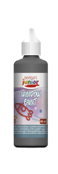 Контура за стакло Pentart 80 ml - црна