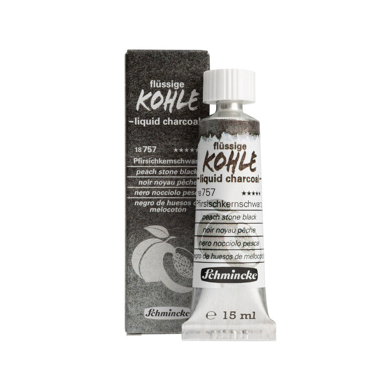 Уметнички пигмент Schmincke 15 ml – Црна од семки од праска