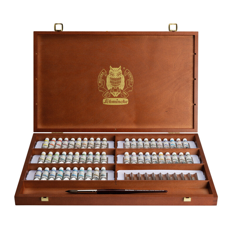 Schmincke HORADAM дрвена кутија, 50 x 5 ml Super Granulation