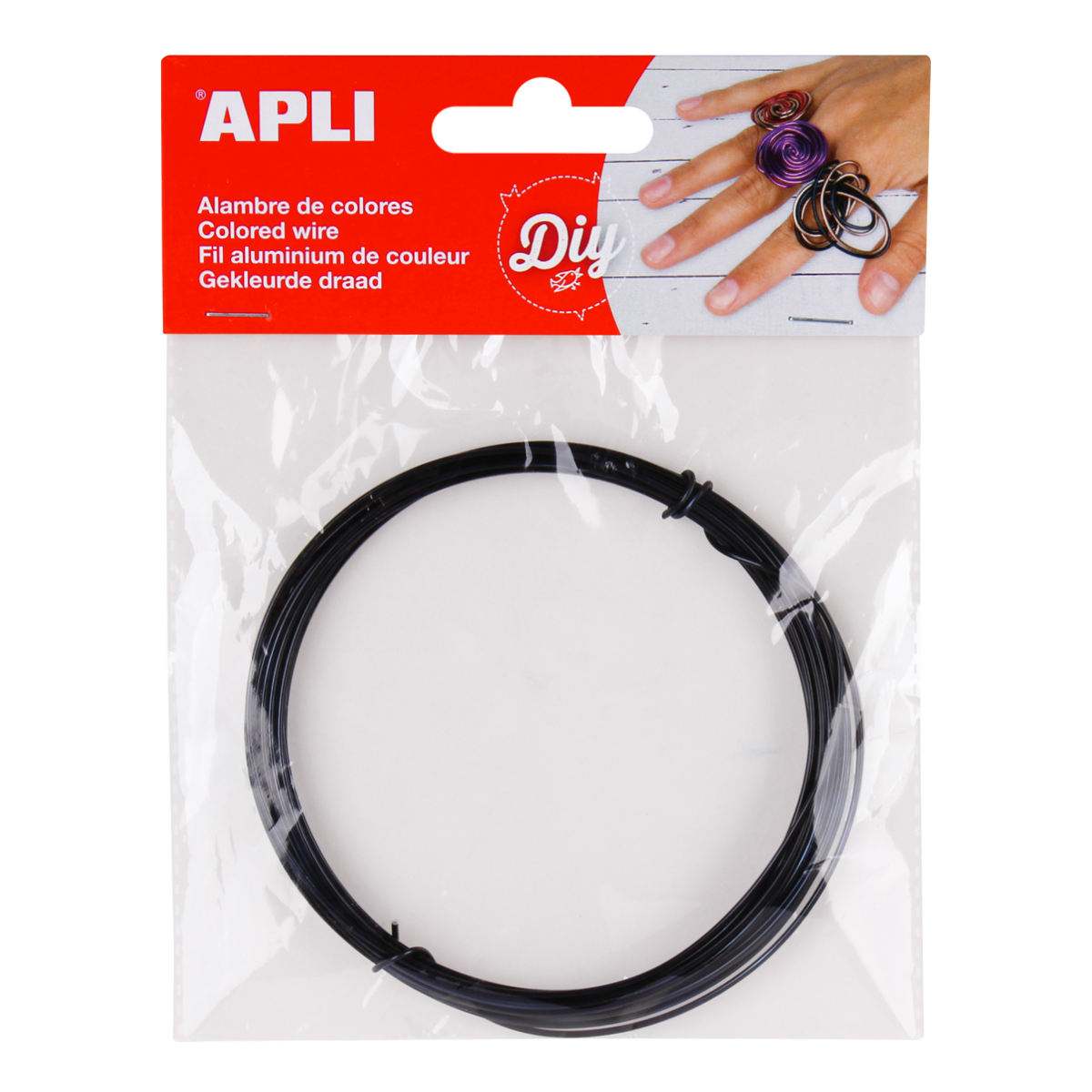 Жица за моделирање APLI 1,5 mm × 5 m – црна