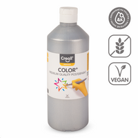 Темперна боја Creall CREALLCOLOR 500 ml - сребрена
