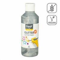 Светкава боја Creall Glitter 250 ml - сребрена