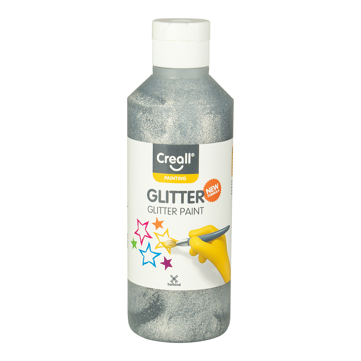 Светкава боја Creall Glitter 250 ml - сребрена