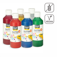Creall сет бои Glitter – 6 × 250 ml, микс бои