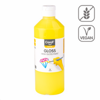 Сјајна поливинилна боја Creall Gloss 500 ml – светложолта