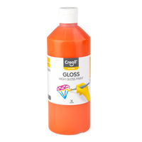 Сјајна поливинилна боја Creall Gloss 500 ml – портокалова