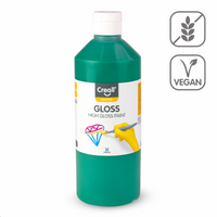Сјајна поливинилна боја Creall Gloss 500 ml – зелена