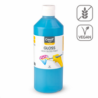 Сјајна поливинилна боја Creall Gloss 500 ml – тиркизна