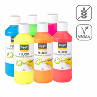 Creall сет темперни бои Fluor, 6 × 250 ml, микс бои