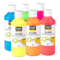 Creall сет темперни бои Fluor, 6 × 250 ml, микс бои