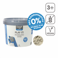 Песок за моделирање Creall Play it! 750 g во кофичка – природна