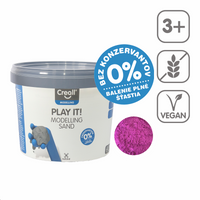 Песок за моделирање Creall Play it! 750 g во кофичка – виолетова