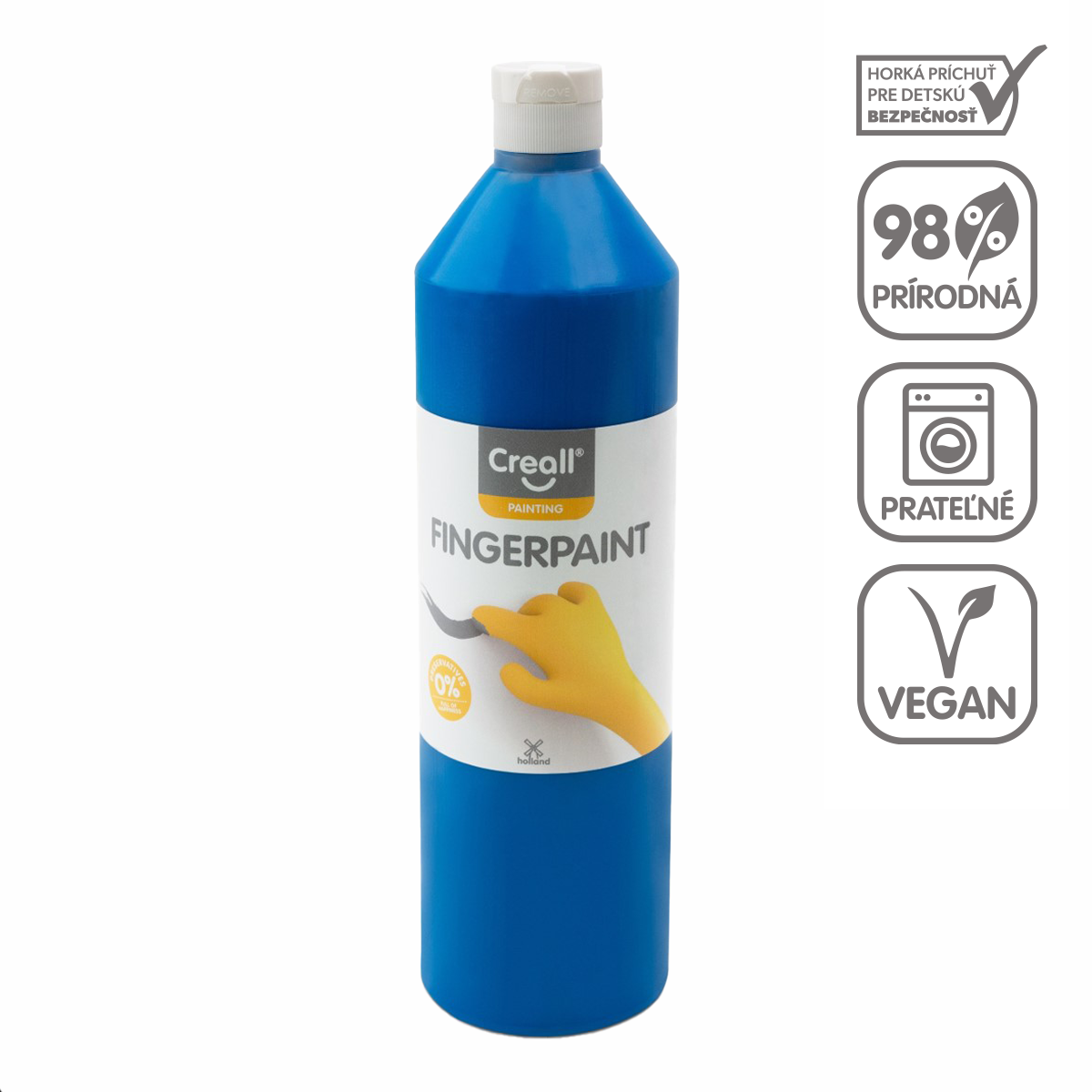 Боја за сликање со прсти Creall - 750 ml – сина