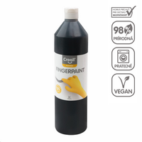 Боја за сликање со прсти Creall - 750 ml – црна