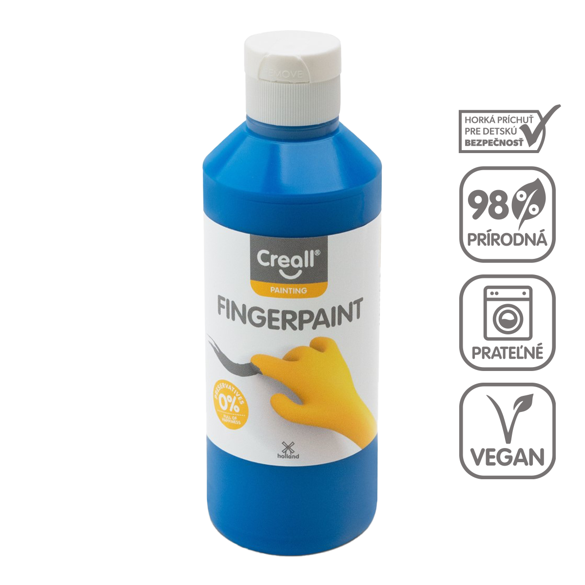 Боја за сликање со прсти Creall 250 ml – сина