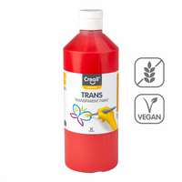 Транспарентна боја Creall 500 ml – црвена